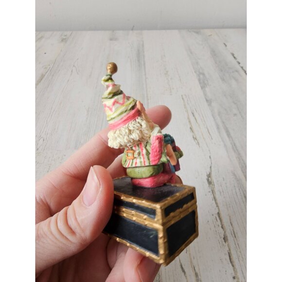 Enesco elf dapper luggage North Pole village elf zimnicki accessory figurine Xma - Picture 5 of 8